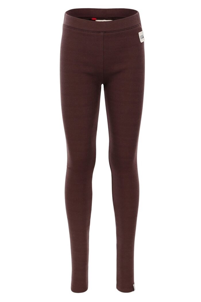 LOOXS Little Meisjes legging rib - Donker chocolade bruin LOOXS Little Meisjes legging rib - Donker chocolade bruinMateriaal 95% Cotton 5% spandex