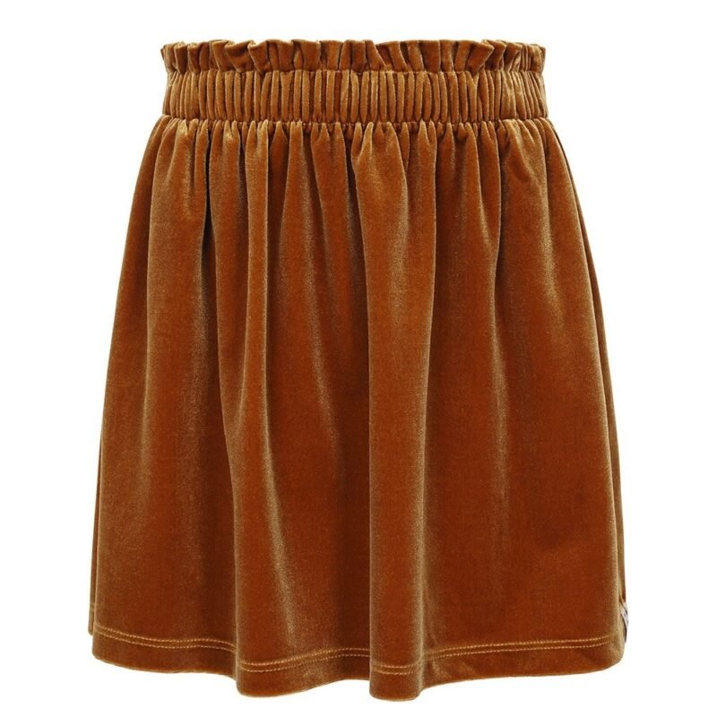 LOOXS Little Meisjes rok velvet - Oker geel LOOXS Little Meisjes rok velvet - Oker geelMateriaal 97% Polyester 3% Spandex