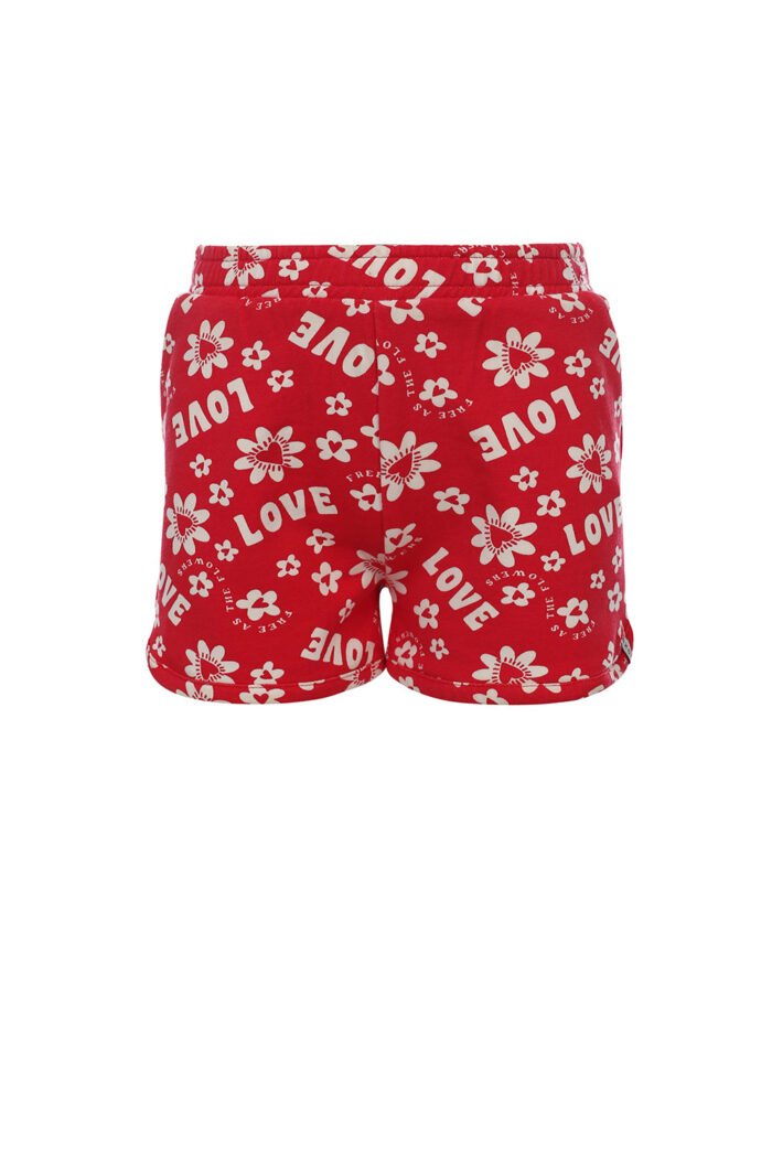 LOOXS Little Meisjes short - Lips AOP LOOXS Little Meisjes short - Lips AOPMateriaal 95% Cotton 5% elastan