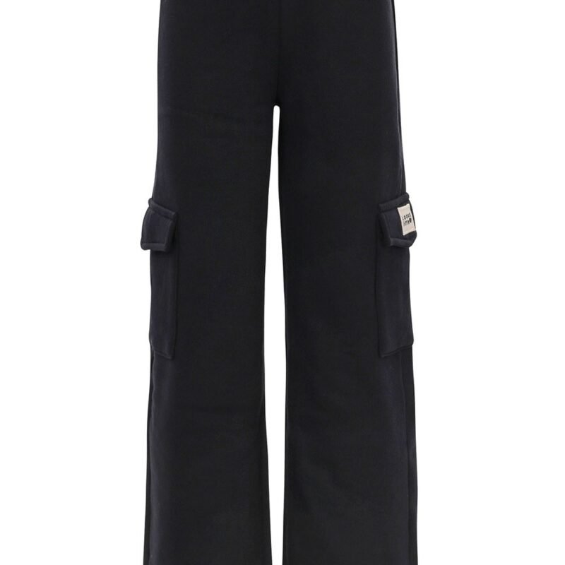 LOOXS Little Meisjes sweat broek wideleg - Zwart LOOXS Little Meisjes sweat broek wideleg - ZwartMateriaal 60% Cotton 40% Polyester