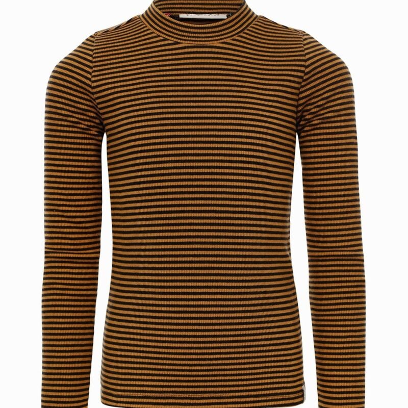 LOOXS Little Meisjes t-shirt LS - Oker gestreept LOOXS Little Meisjes t-shirt LS - Oker gestreeptMateriaal 95% Cotton 5% Lycra