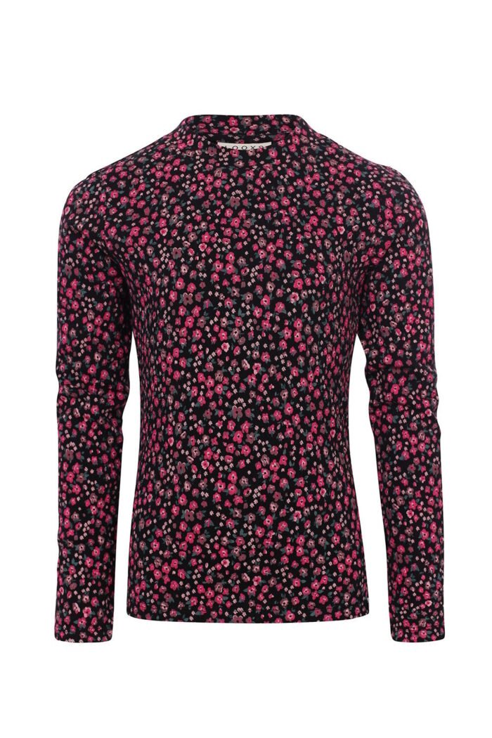 LOOXS Little Meisjes t-shirt LS print - Mini bloemen LOOXS Little Meisjes t-shirt LS print - Mini bloemenMateriaal 99% cotton 1% Lycra
