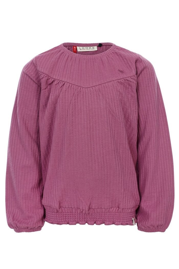 LOOXS Little Meisjes top - Paars LOOXS Little Meisjes top - PaarsMateriaal 100% cotton