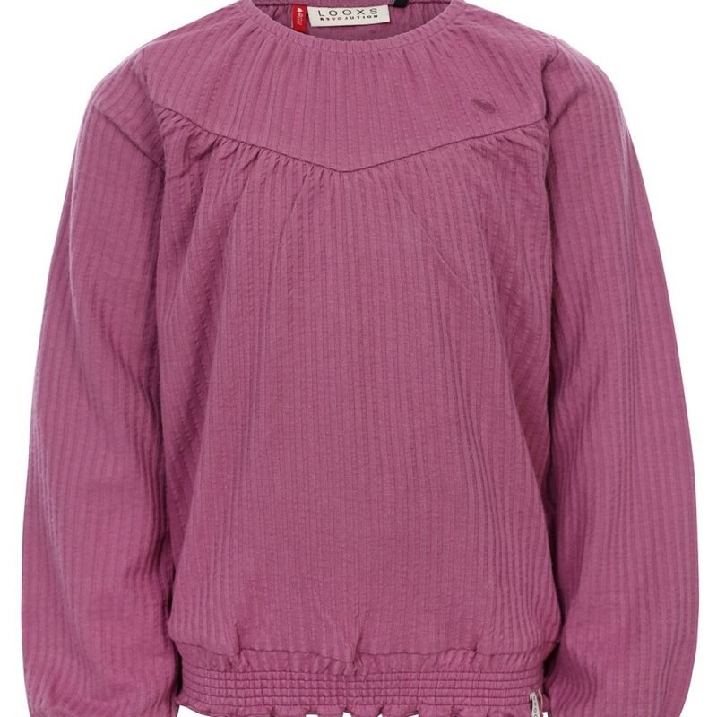 LOOXS Little Meisjes top - Paars LOOXS Little Meisjes top - PaarsMateriaal 100% cotton