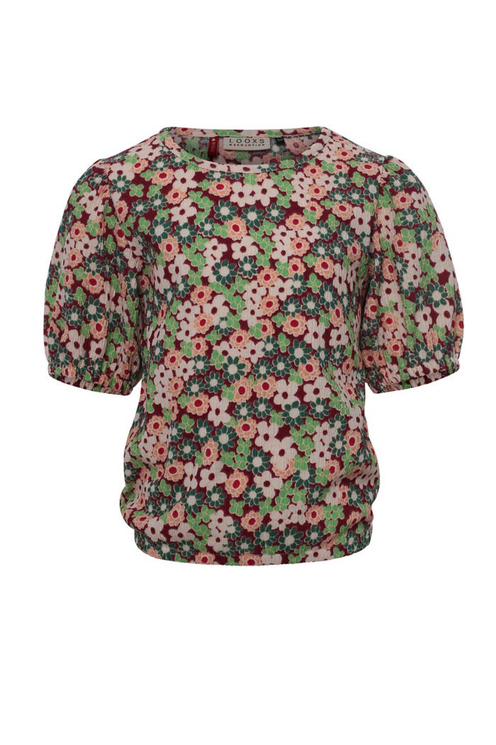 LOOXS Little Meisjes top crinkle - Bloemen bomb AOP LOOXS Little Meisjes top crinkle - Bloemen bomb AOP98% Polyester 2% Spandex