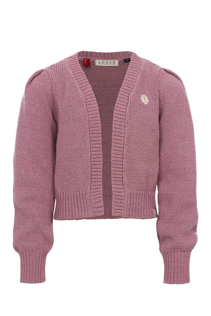LOOXS Little Meisjes trui gebreid - Mauve blush LOOXS Little Meisjes trui gebreid - Mauve blushMateriaal 60% cotton 40% polyester