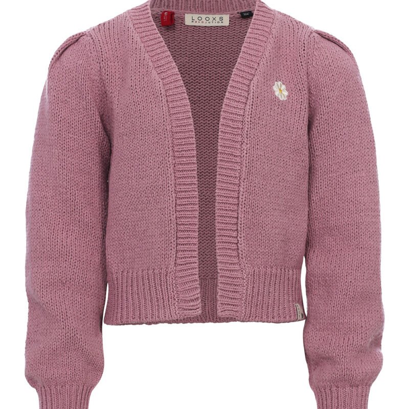 LOOXS Little Meisjes trui gebreid - Mauve blush LOOXS Little Meisjes trui gebreid - Mauve blushMateriaal 60% cotton 40% polyester