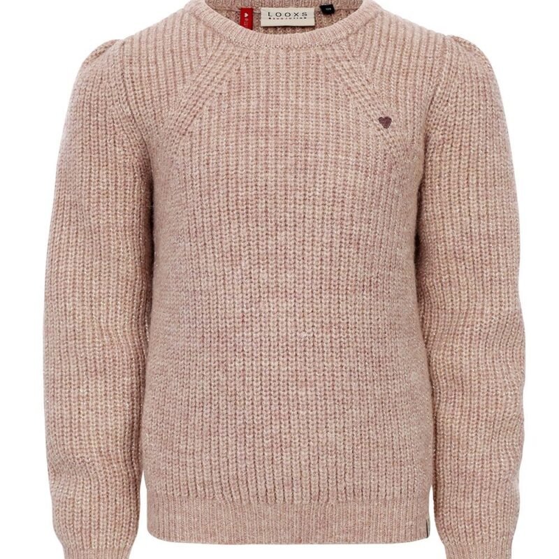 LOOXS Little Meisjes vest gebreid lurex - Nude roze LOOXS Little Meisjes vest gebreid lurex - Nude rozeMateriaal 55% POLYESTER 35% ACRYLIC 5% WOOL 5% LUREX