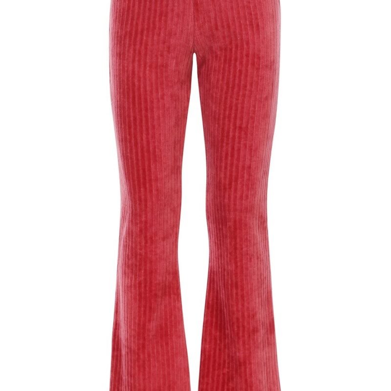 LOOXS Little Zomer flair broek meisjes corduroy - Punch rood LOOXS Little Zomer flair broek meisjes corduroy - Punch roodMateriaal 78% Cotton 18% Polyester 4% Lycra Velour Rib