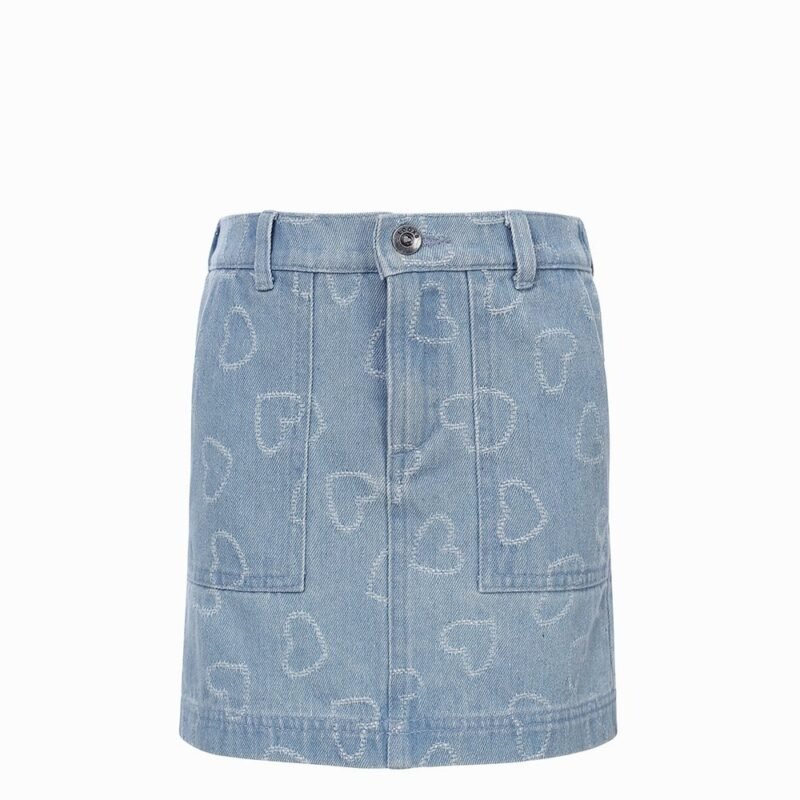 LOOXS Little Zomer jeans rok meisjes - Bleach blauw LOOXS Little Zomer jeans rok meisjes - Bleach blauwMateriaal 100% Cotton