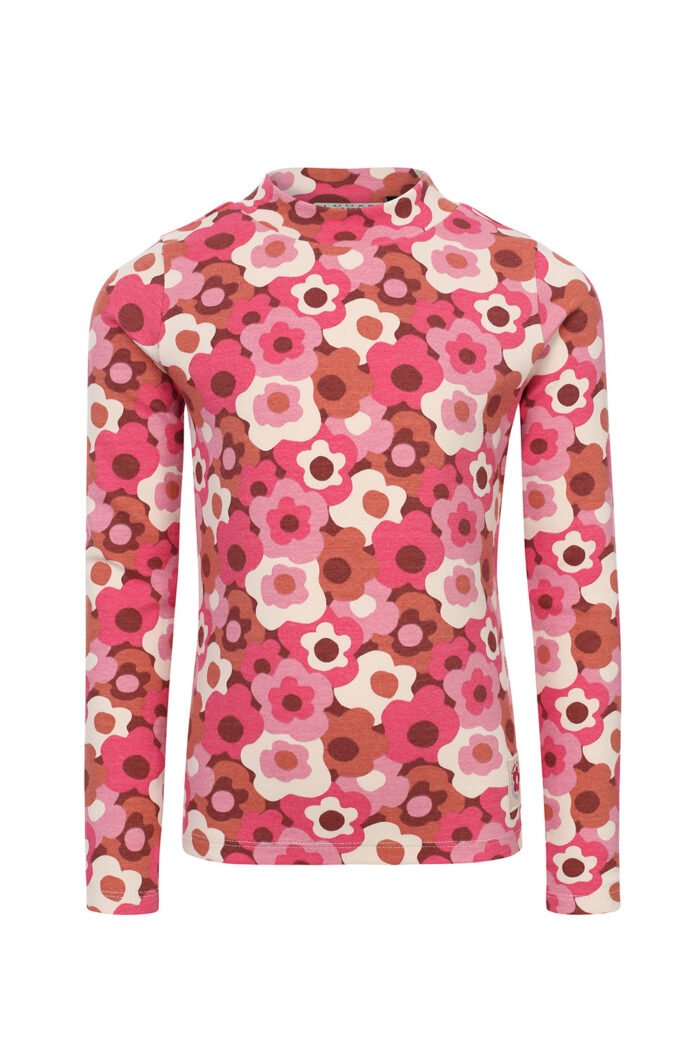 LOOXS Little Zomer t-shirt meisjes floral - Camo rood LOOXS Little Zomer t-shirt meisjes floral - Camo roodMateriaal 97% Cotton 3% Lycra