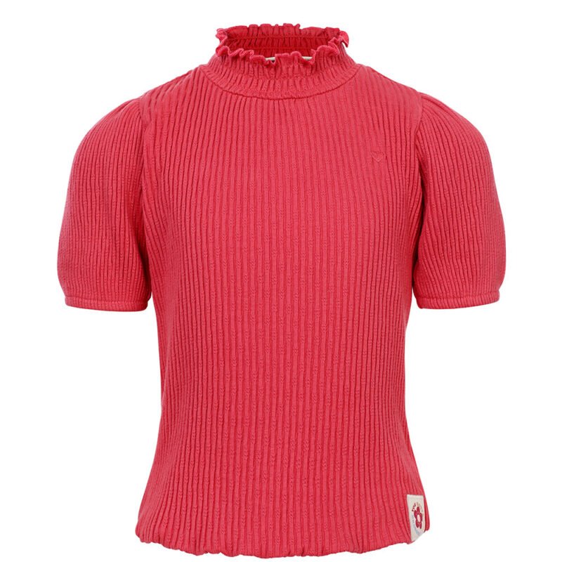 LOOXS Little Zomer top meisjes s/s fancy kraag - Punch rood LOOXS Little Zomer top meisjes s/s fancy kraag - Punch roodMateriaal 100% Cotton