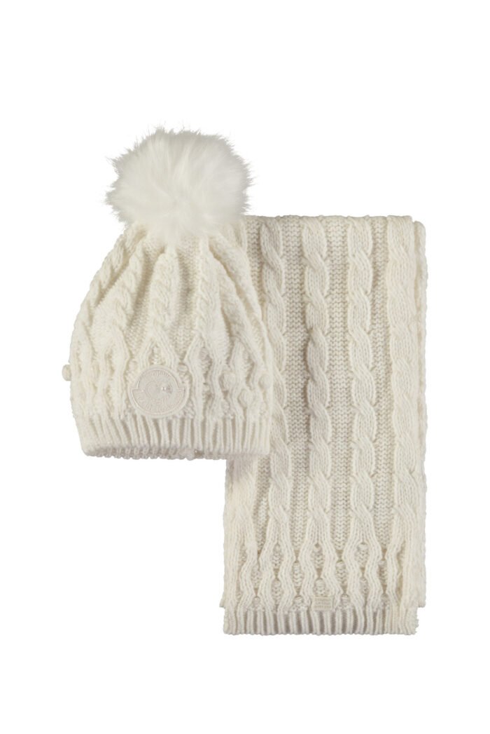 Le Chic Meisjes muts & sjaal - Raquel & Rory - Off wit Le Chic Meisjes muts & sjaal - Raquel & Rory - Off witMateriaal 85%PAN