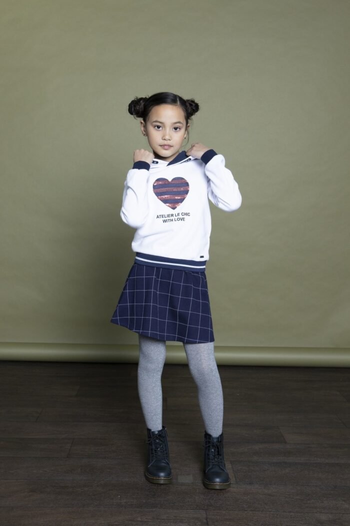 Le Chic Meisjes rok - TERRI - Marine blauw Le Chic Meisjes rok - TERRI - Marine blauw_x000D_65%vi 30%pa 5%ea