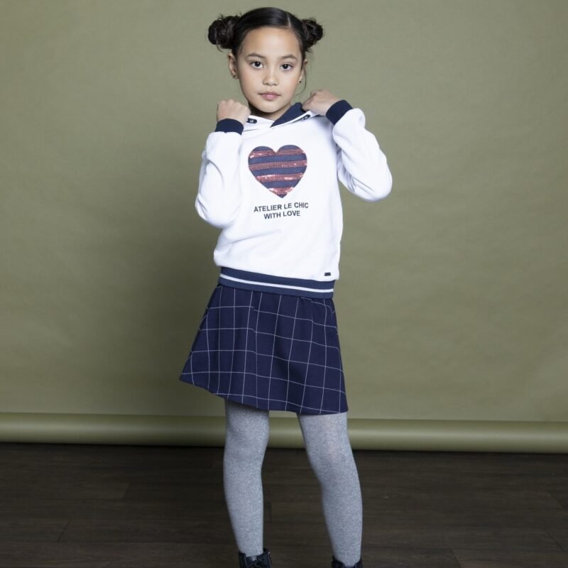 Le Chic Meisjes rok - TERRI - Marine blauw Le Chic Meisjes rok - TERRI - Marine blauw_x000D_65%vi 30%pa 5%ea