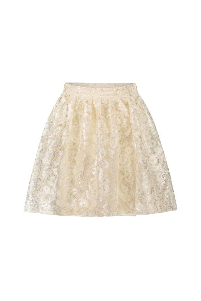 Le Chic Meisjes rok kant en parels - Truthy - Oatmeal Elite Le Chic Meisjes rok kant en parels - Truthy - Oatmeal EliteMateriaal 100%PE