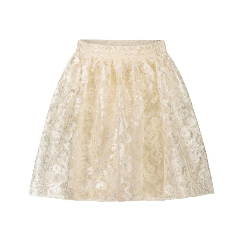 Le Chic Meisjes rok kant en parels - Truthy - Oatmeal Elite Le Chic Meisjes rok kant en parels - Truthy - Oatmeal EliteMateriaal 100%PE