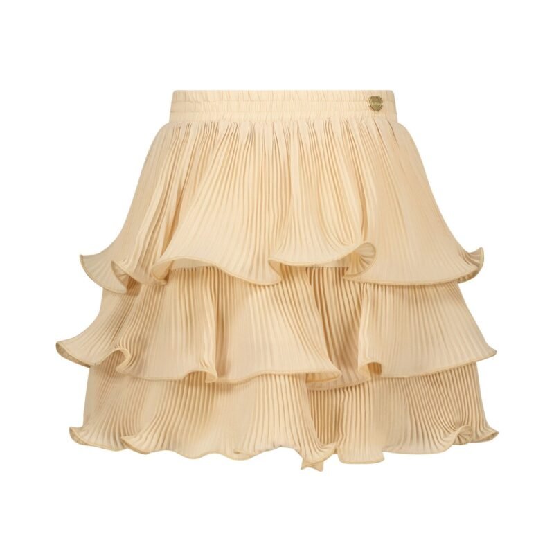 Le Chic Meisjes rok plisse - Tesra - Dreamy Creamy Le Chic Meisjes rok plisse - Tesra - Dreamy CreamyMateriaal 100%PE