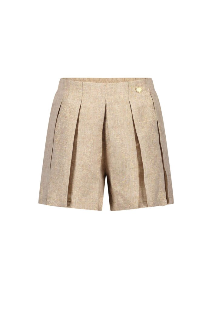 Le Chic Meisjes short glitterplooien - Danzig - Fete du Champagne Le Chic Meisjes short glitterplooien - Danzig - Fete du ChampagneMateriaal 100%PE