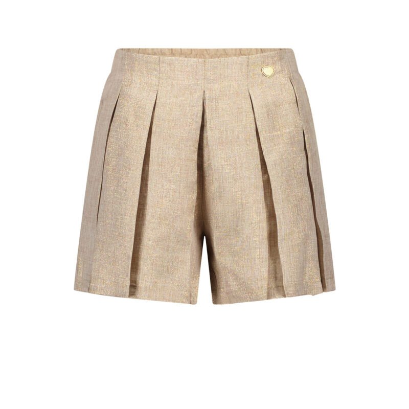 Le Chic Meisjes short glitterplooien - Danzig - Fete du Champagne Le Chic Meisjes short glitterplooien - Danzig - Fete du ChampagneMateriaal 100%PE
