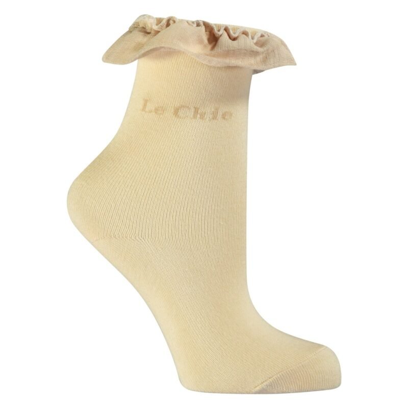 Le Chic Meisjes sokken met tule - Raven - Licht cappuccino Le Chic Meisjes sokken met tule - Raven - Licht cappuccinoMateriaal
