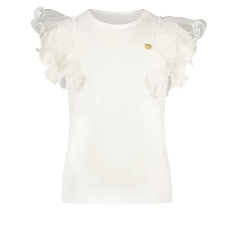 Le Chic Meisjes t-shirt - Noblesse - Off wit Le Chic Meisjes t-shirt - Noblesse - Off witMateriaal 95%OCS