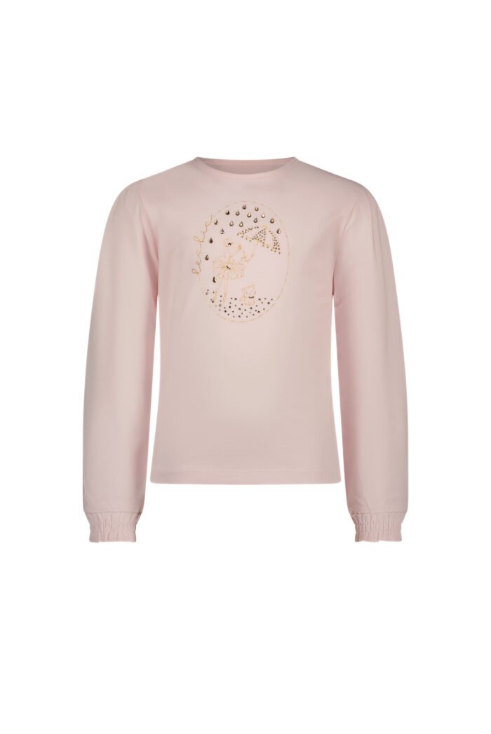 Le Chic Meisjes t-shirt paraplu - Nonsy - Roze quartz Le Chic Meisjes t-shirt paraplu - Nonsy - Roze quartzMateriaal 95%CO