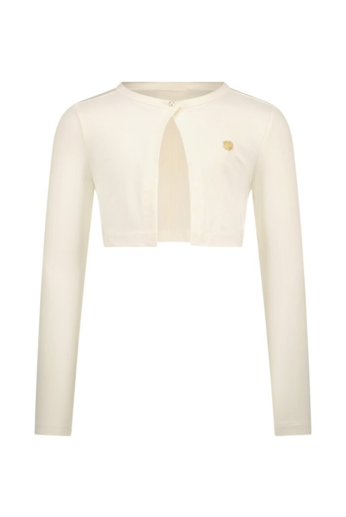 Le Chic Zomer bolero meisjes Ivoor wit - NONOHY Le Chic Zomer bolero meisjes Ivoor wit - NONOHYMateriaal 95% OCS katoen