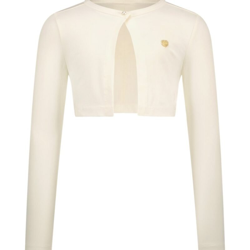 Le Chic Zomer bolero meisjes Ivoor wit - NONOHY Le Chic Zomer bolero meisjes Ivoor wit - NONOHYMateriaal 95% OCS katoen