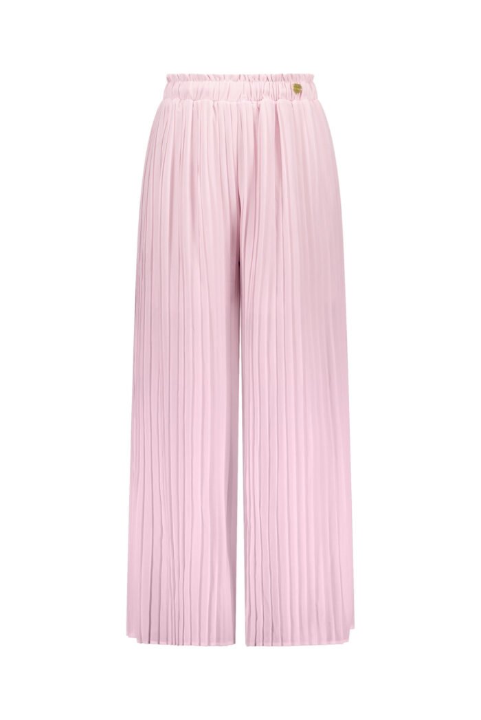 Le Chic Zomer broek meisjes Lilac paars - gerecycled voile - Desire Le Chic Zomer broek meisjes Lilac paars - gerecycled voile - DesireMateriaal 100% polyesther + 100% recycled polyesther