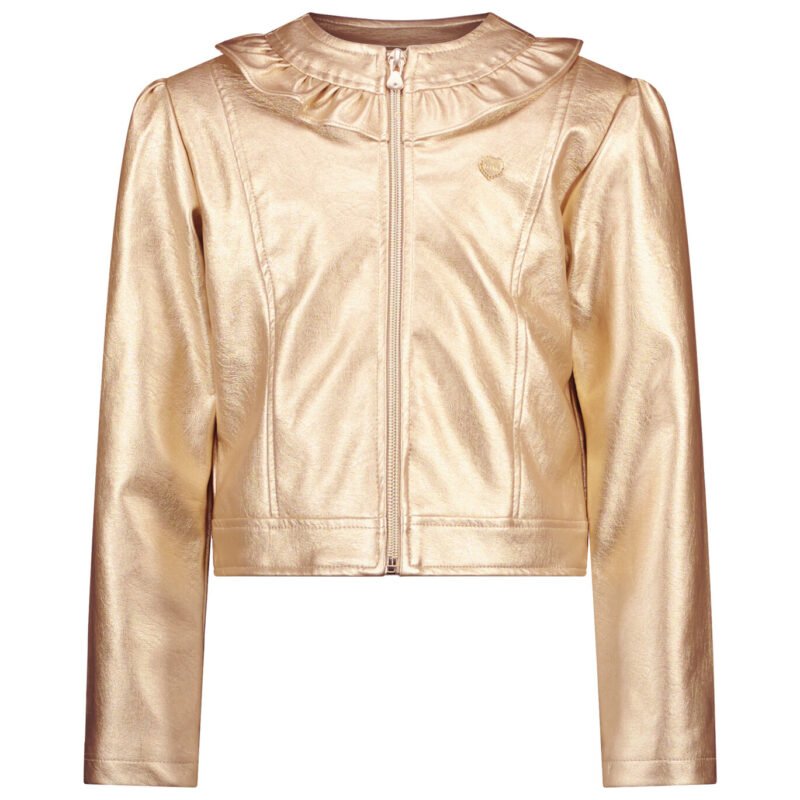 Le Chic Zomer jasje meisjes Goud - PU leer - Arlette Le Chic Zomer jasje meisjes Goud - PU leer - ArletteMateriaal 100% PU leer + 98% polyesther