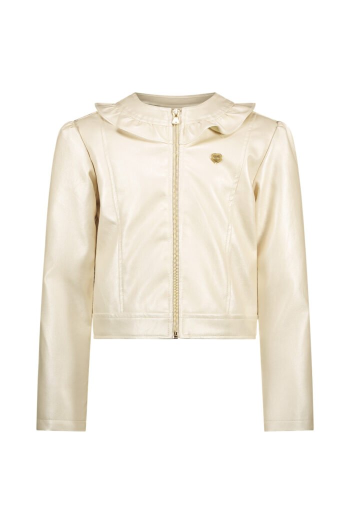 Le Chic Zomer jasje meisjes Ivoor wit - PU leer - Arlette Le Chic Zomer jasje meisjes Ivoor wit - PU leer - ArletteMateriaal 100% PU leer + 98% polyesther