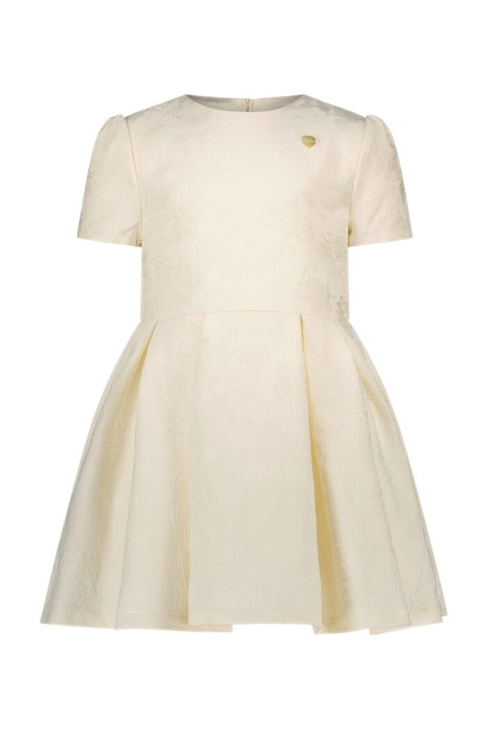 Le Chic Zomer jurk meisjes Off wit - damast - Sochic Le Chic Zomer jurk meisjes Off wit - damast - SochicMateriaal 59% polyesther