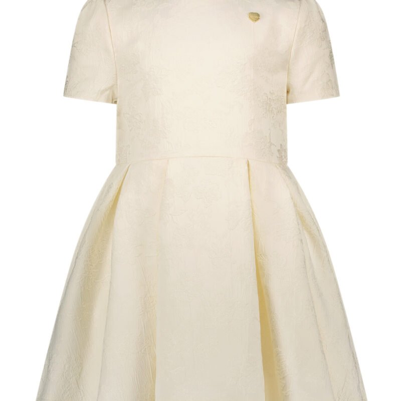 Le Chic Zomer jurk meisjes Off wit - damast - Sochic Le Chic Zomer jurk meisjes Off wit - damast - SochicMateriaal 59% polyesther