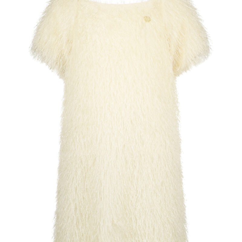 Le Chic Zomer jurk meisjes Off wit - fancy & fuzzy - Suppet Le Chic Zomer jurk meisjes Off wit - fancy & fuzzy - SuppetMateriaal 100% polyesther + 100% recycled polyesther