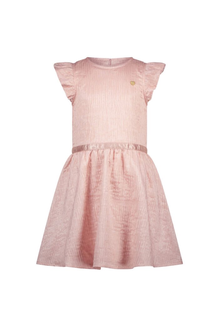 Le Chic Zomer jurk meisjes Roze - crushed satijn - Symira Le Chic Zomer jurk meisjes Roze - crushed satijn - SymiraMateriaal 100% polyester + 98% polyester