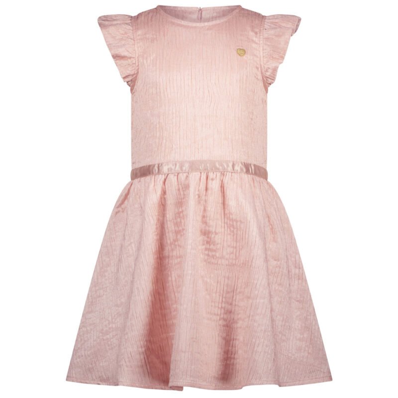 Le Chic Zomer jurk meisjes Roze - crushed satijn - Symira Le Chic Zomer jurk meisjes Roze - crushed satijn - SymiraMateriaal 100% polyester + 98% polyester