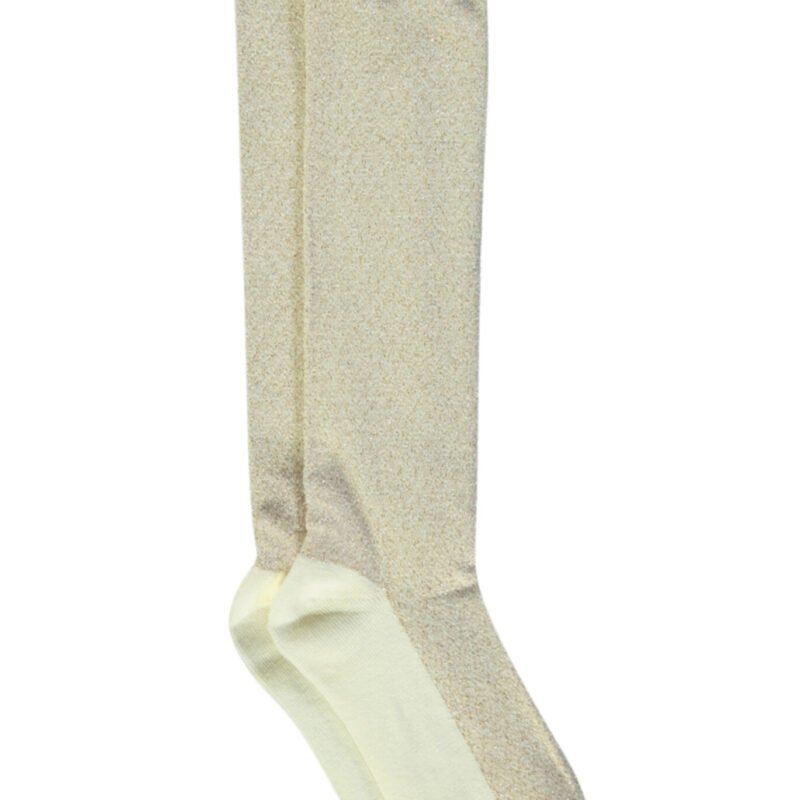 Le Chic Zomer kniekousen meisjes Ivoor wit - glitter - Rhonda Le Chic Zomer kniekousen meisjes Ivoor wit - glitter - RhondaMateriaal 60% katoen