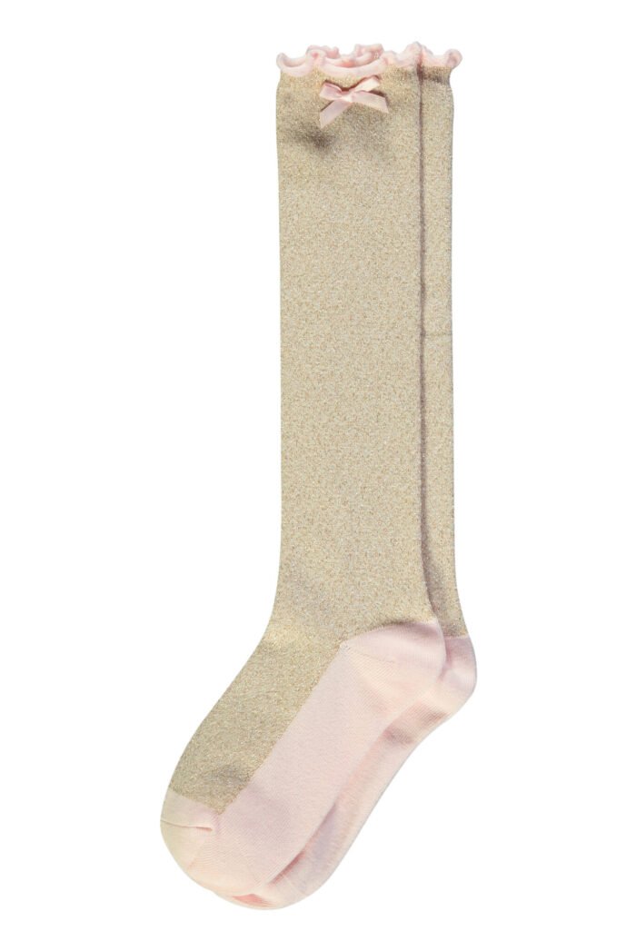 Le Chic Zomer kniekousen meisjes Roze - glitter - Rhonda Le Chic Zomer kniekousen meisjes Roze - glitter - RhondaMateriaal 60% katoen