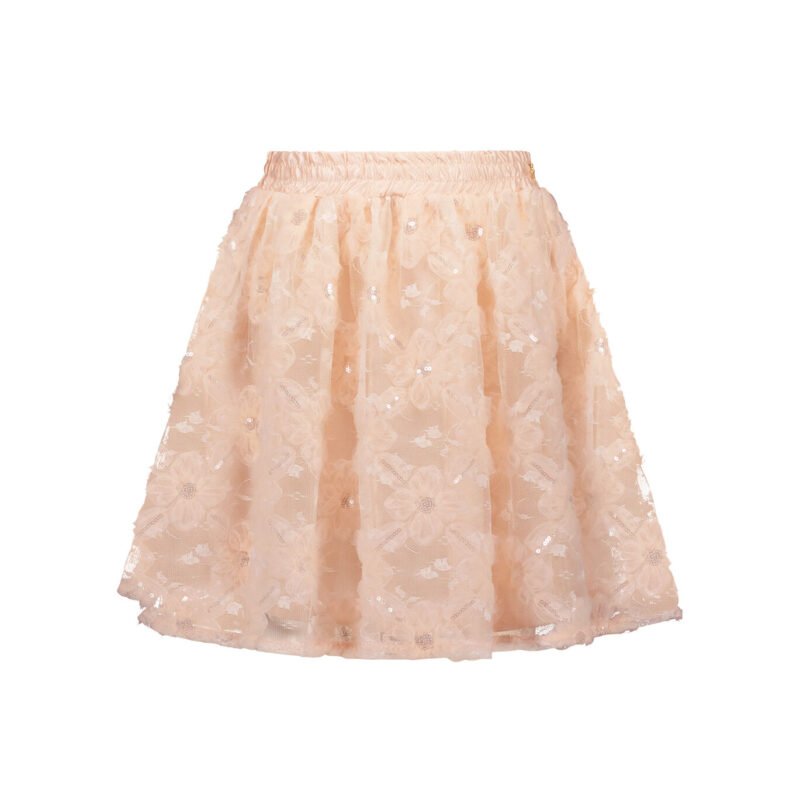 Le Chic Zomer rok meisjes Roze - tule bloemen - Twilight Le Chic Zomer rok meisjes Roze - tule bloemen - TwilightMateriaal 100% polyesther + 100% recycled polyesther