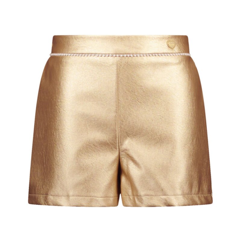 Le Chic Zomer shorts meisjes Goud - PU leer - Dutti Le Chic Zomer shorts meisjes Goud - PU leer - DuttiMateriaal 100% PU leer + 98% polyesther