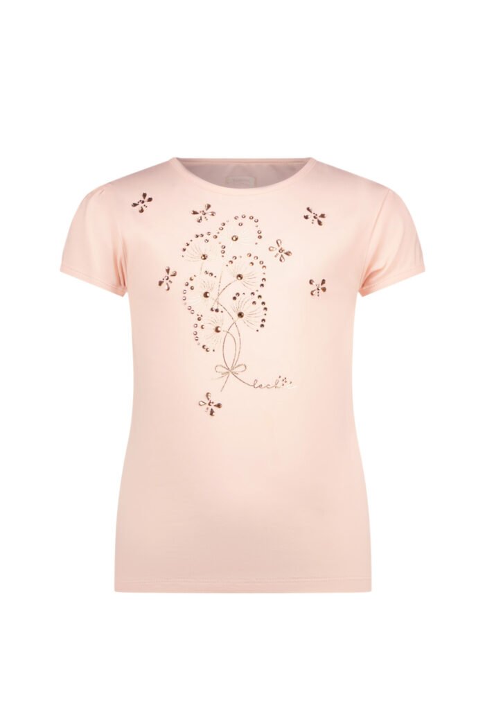 Le Chic Zomer t-shirt meisjes Roze - artwork - Nommy Le Chic Zomer t-shirt meisjes Roze - artwork - NommyMateriaal 95% OCS katoen