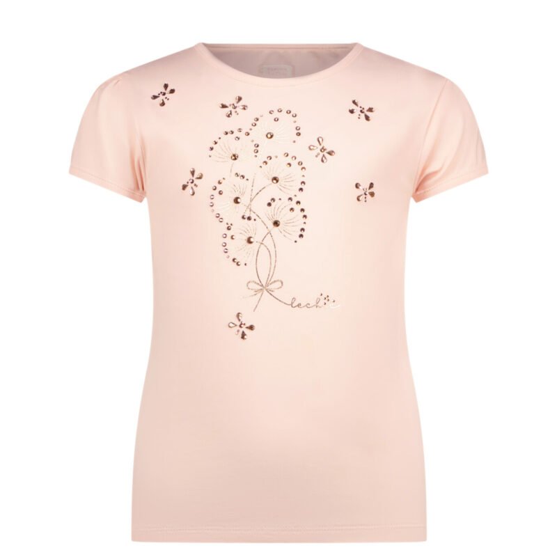 Le Chic Zomer t-shirt meisjes Roze - artwork - Nommy Le Chic Zomer t-shirt meisjes Roze - artwork - NommyMateriaal 95% OCS katoen