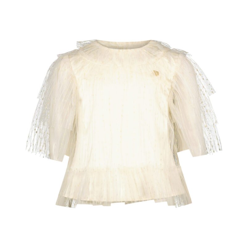 Le Chic Zomer top meisjes Goud - tule - Electra Le Chic Zomer top meisjes Goud - tule - ElectraMateriaal 100% polyamide + 98% polyesther