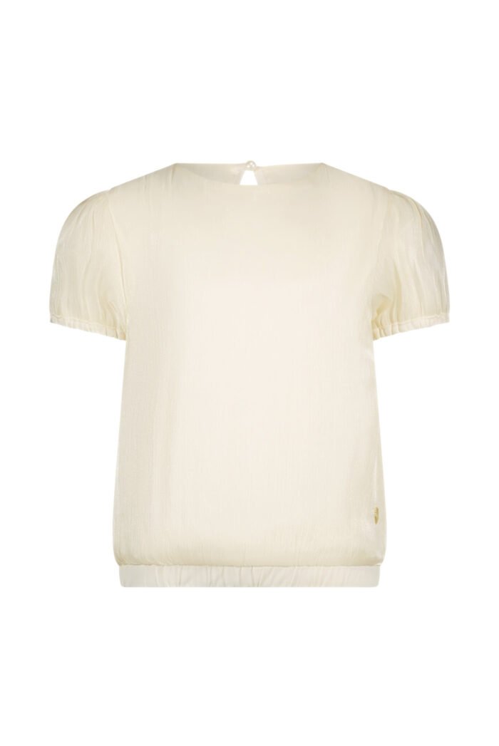 Le Chic Zomer top meisjes Off wit - silky voile - Everlee Le Chic Zomer top meisjes Off wit - silky voile - EverleeMateriaal 100% polyesther + 100% recycled polyesther