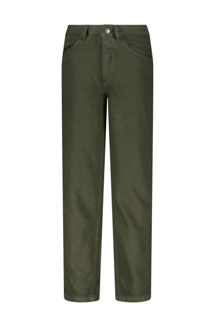 Like Flo Jongens broek twill - Army groen Like Flo Jongens broek twill - Army groenMateriaal 100%CO