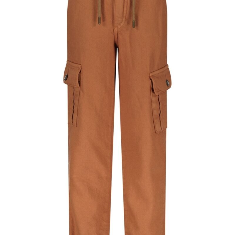 Like Flo Jongens cargo broek twill - Terra Like Flo Jongens cargo broek twill - TerraMateriaal 100%PU