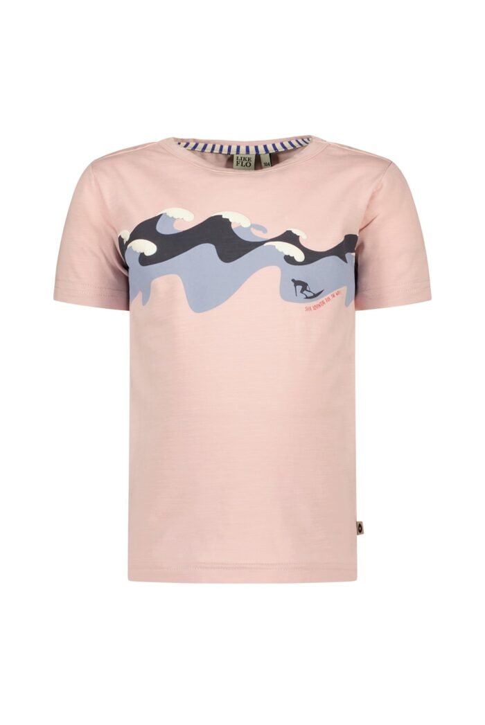 Like Flo Jongens t-shirt - Oud roze Like FLO Jongens t-shirt - Oud roze94% CO 6% EA