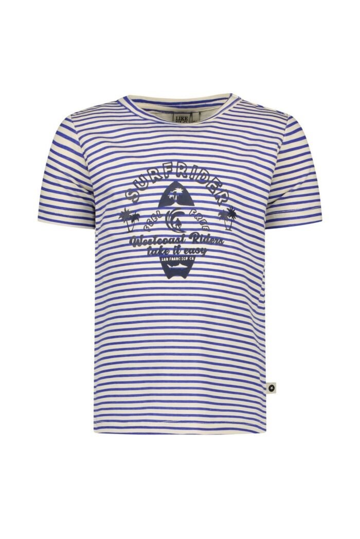 Like Flo Jongens t-shirt - Streep Like FLO Jongens t-shirt - Streep94% CO 6% EA