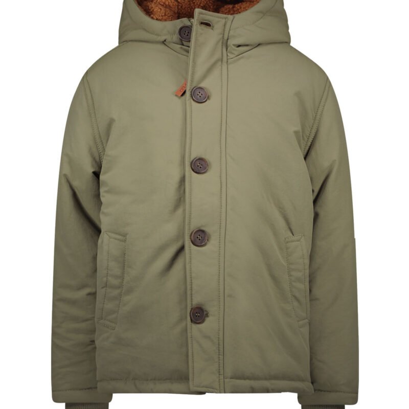 Like Flo Jongens winterjas met capuchon - Abel - Bruin Like FLO Jongens winterjas met capuchon - Abel - BruinMateriaal 100% RPE